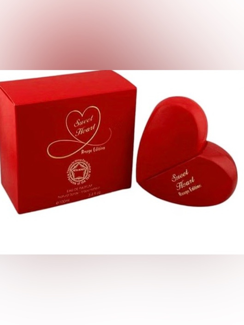 Sweet Heart Rouge Edition Red Heart Perfume Bottle